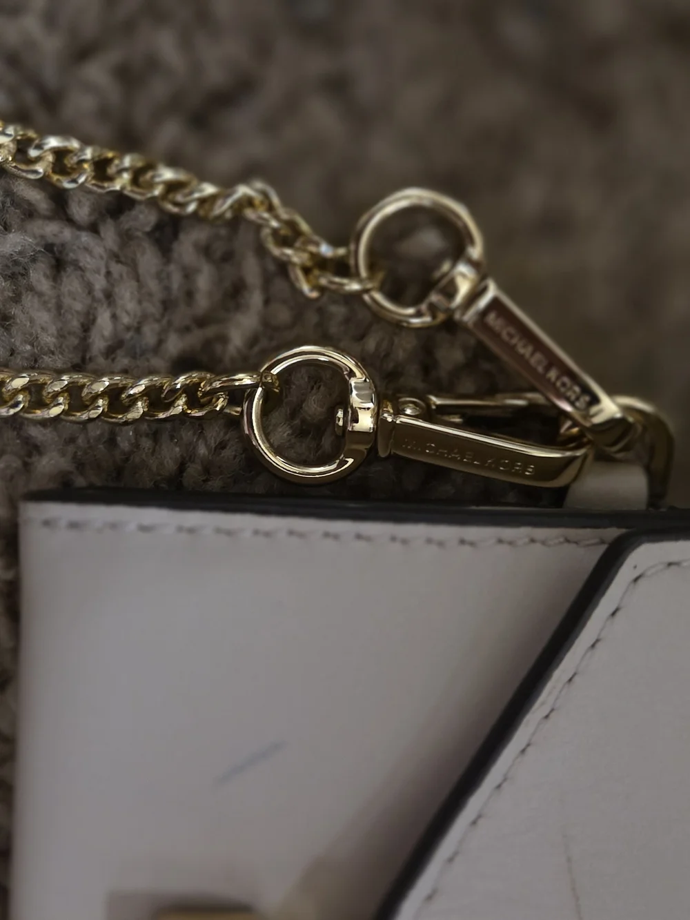 Michael Kors Whitney Small Chain Wallet - Light Blush Pink